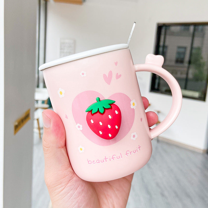 Heart Strawberry Mug - Cherry Bomb