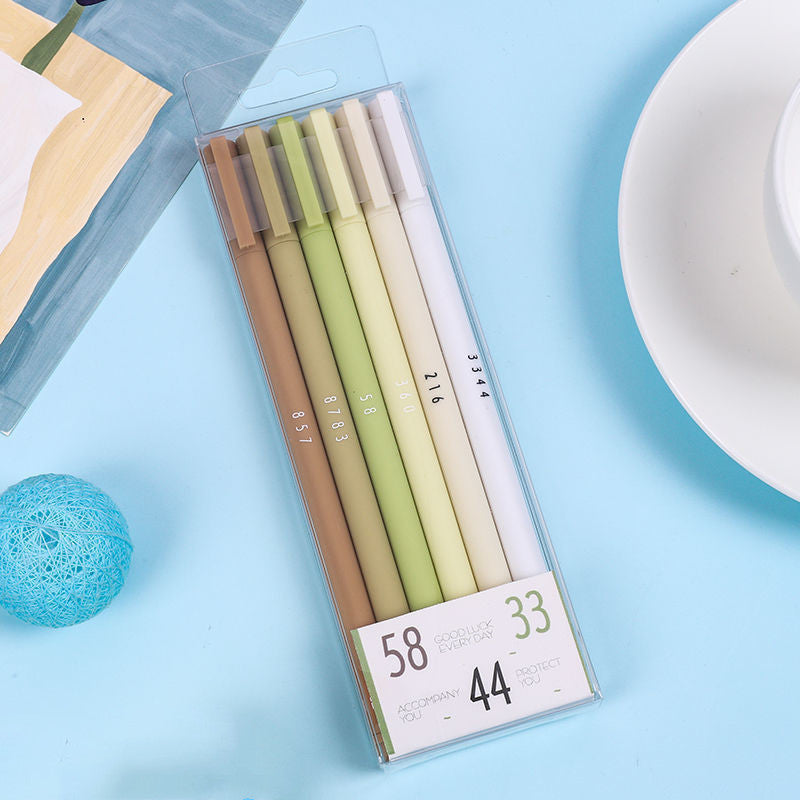 Pastel Gradient Pens | Black ink - Cherry Bomb