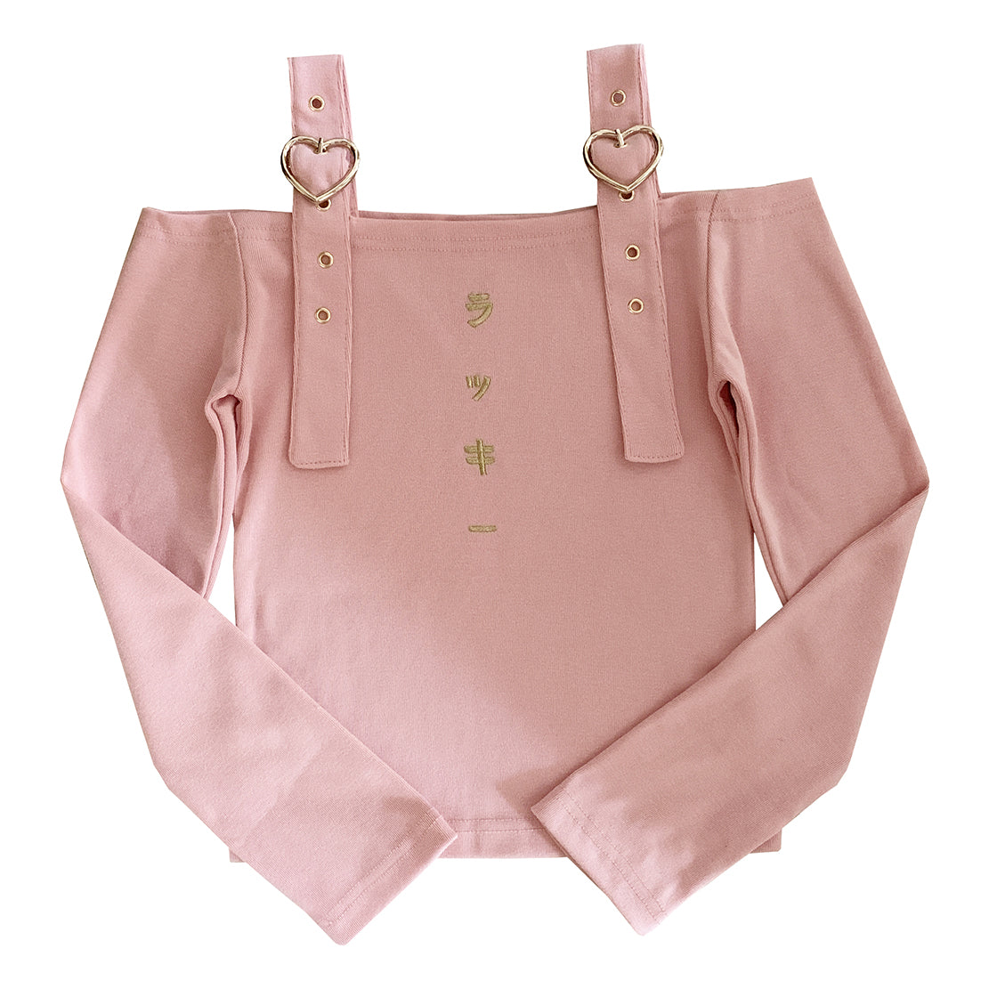Love Strap Luck Japanese Embroidered Top