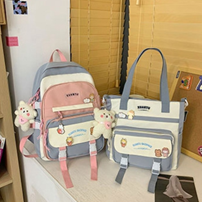 Stylish Fashion All-match Backpack - Cherry Bomb