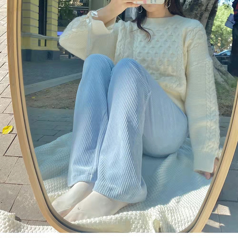 Soft High Waist Pants - Cherry Bomb