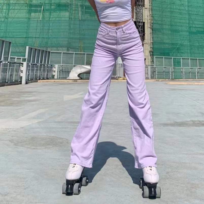 Sweetness Lavender Jeans - Cherry Bomb