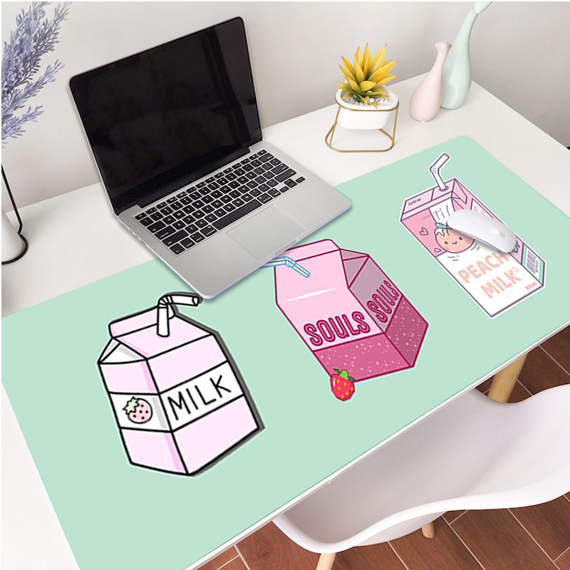 Kawaii Japanese and Korean Drinks Desk Mat