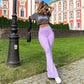 Lilac Flare Pants