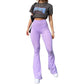 Lilac Flare Pants