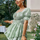 Sage Splendor Casual Dress
