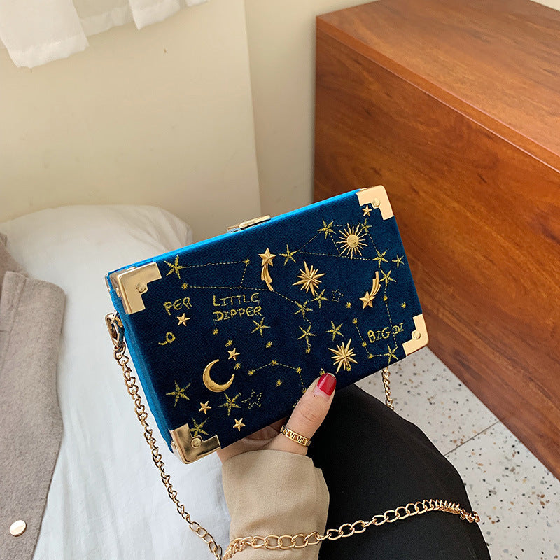 Astronomy Stars Handbag - Cherry Bomb