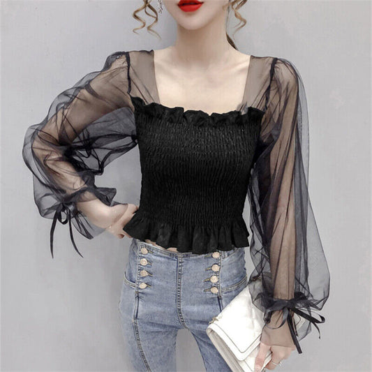 Fairy Princess Mesh Top - Cherry Bomb