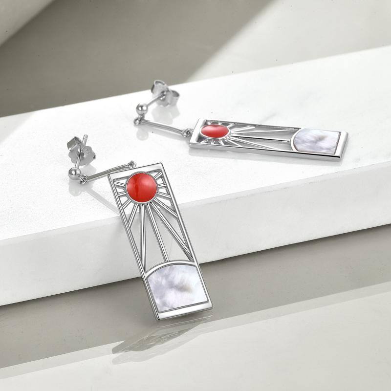 Sterling Silver Demon Slayer Tanjiro Earrings - Cherry Bomb