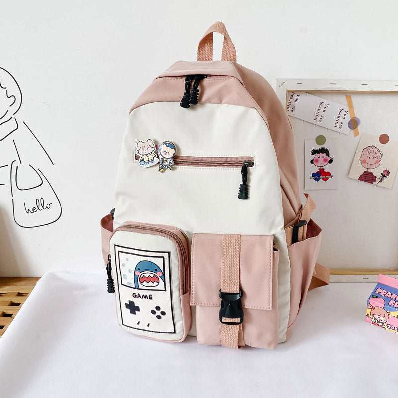 Vintage Game Backpack - Cherry Bomb