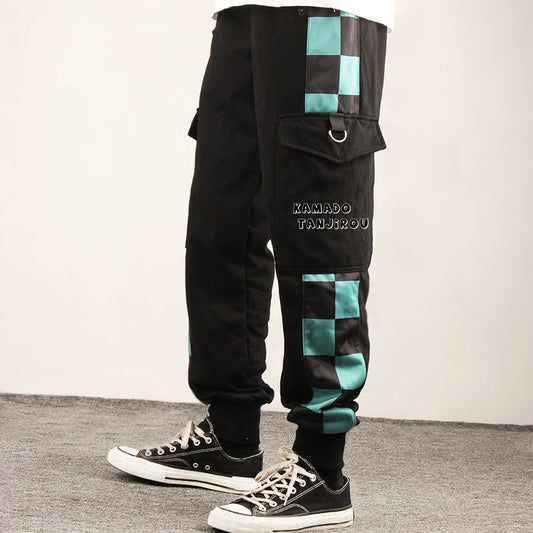 Tanjiro Demon Slayer Cargo Joggers