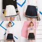 Pleated Sailor Skirt - Cherry Bomb