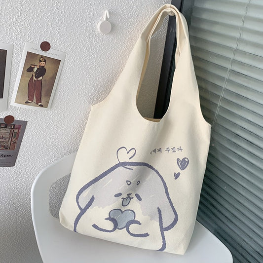 Simple Casual Tote Bag - Cherry Bomb