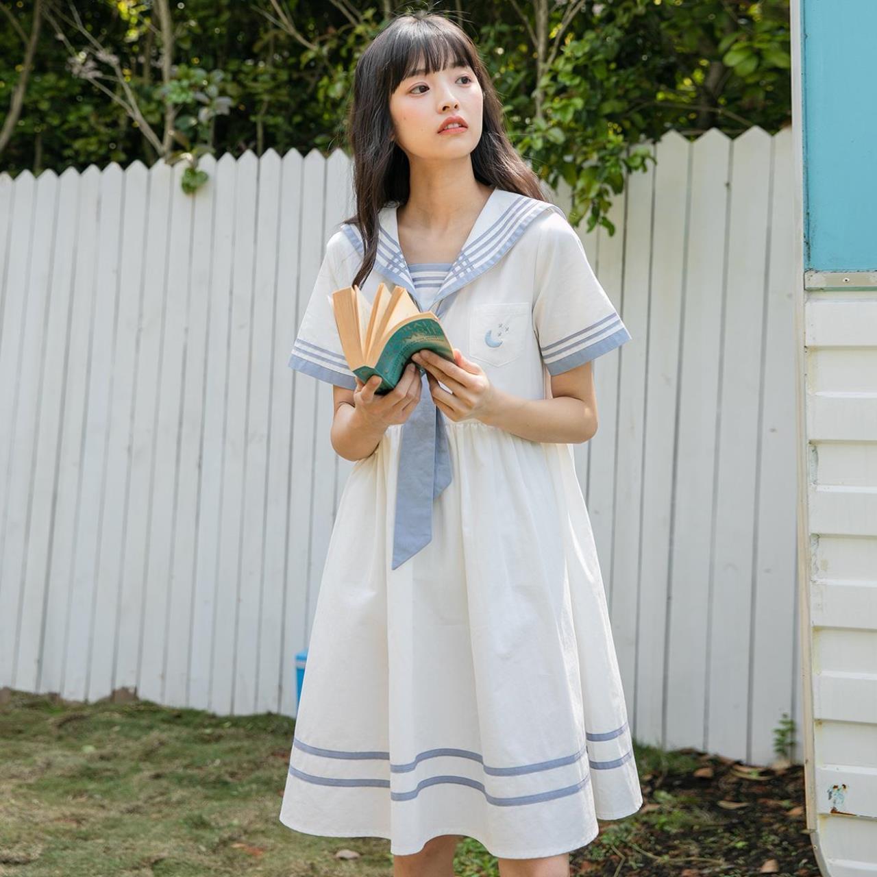 Astro Japanese Style Sailor Dress - Cherry Bomb