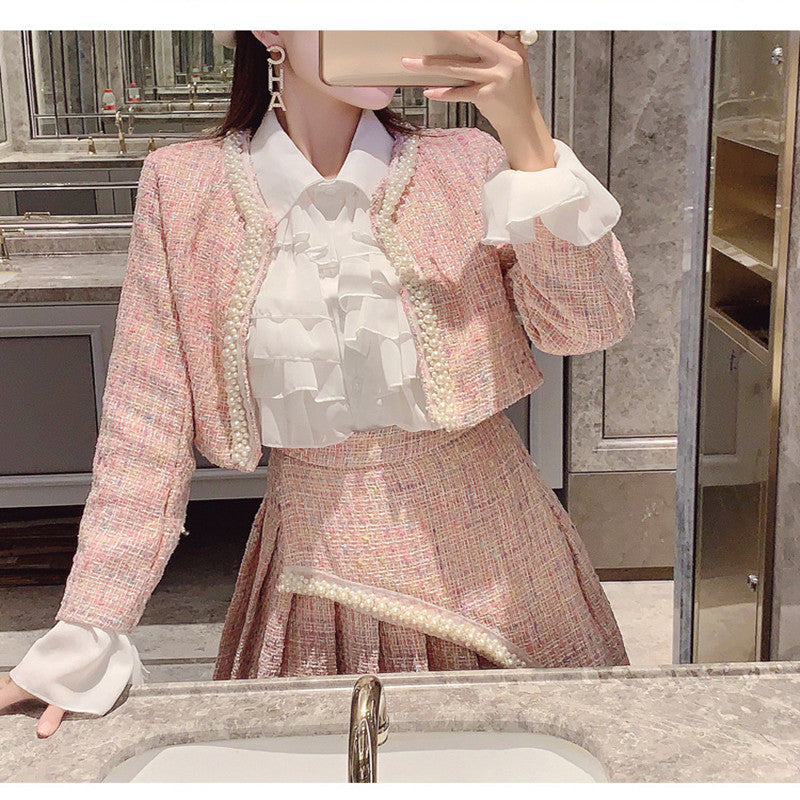 Princess Tweed Suit - Cherry Bomb