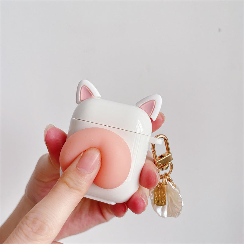 Kitty Butt Stress Relieve Airpods Case