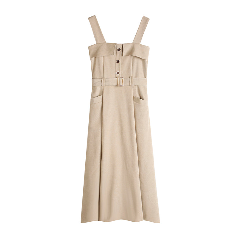 Academia Style Midi Dress - Cherry Bomb