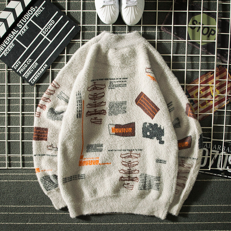 Autumn Retro Style Sweater - Cherry Bomb