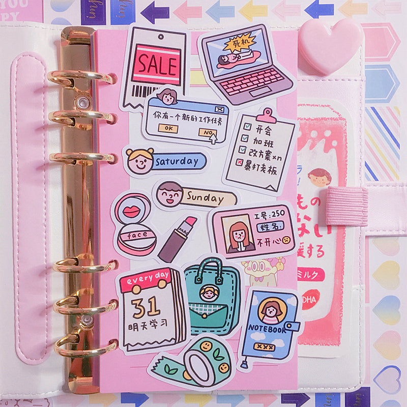 Kawaii Decorative Stickers - Cherry Bomb
