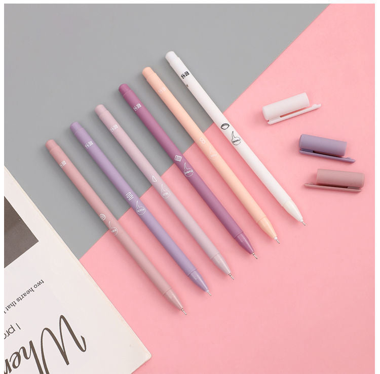 Pastel Gradient Pens | Black ink - Cherry Bomb