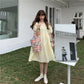 Sweet Puff Sleeve Dress