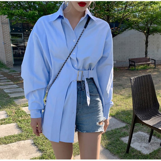 Chic Asymmetrical Top - Cherry Bomb