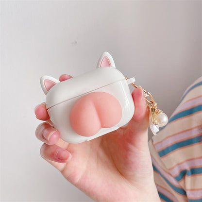 Kitty Butt Stress Relieve Airpods Case