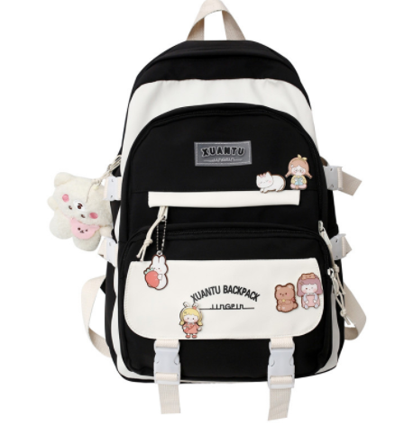 Stylish Fashion All-match Backpack - Cherry Bomb