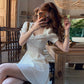 Simple Puff Sleeve Dress