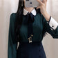 Chiffon Vintage Blouse - Cherry Bomb