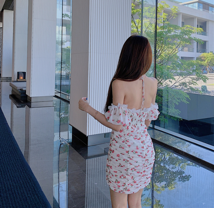 Floral Off The Shoulder Dress - Cherry Bomb