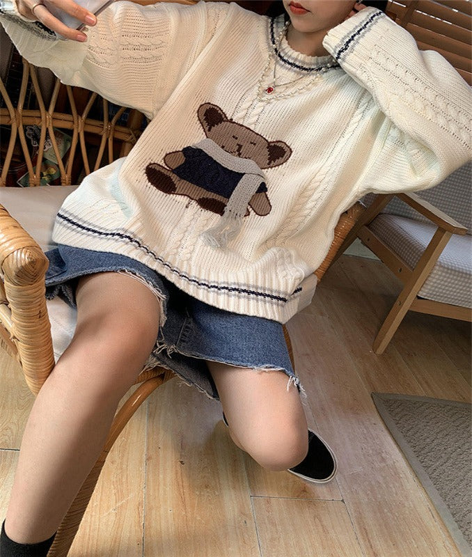 Cozy Bear Knit Sweater