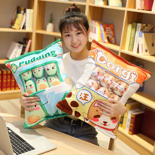 Kawaii Snacks Pillows - Cherry Bomb