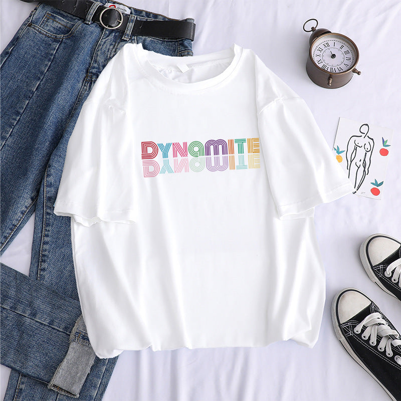 BTS Dynamite T-shirt - Cherry Bomb
