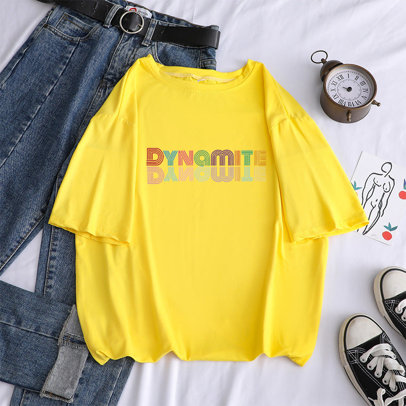 BTS Dynamite T-shirt - Cherry Bomb