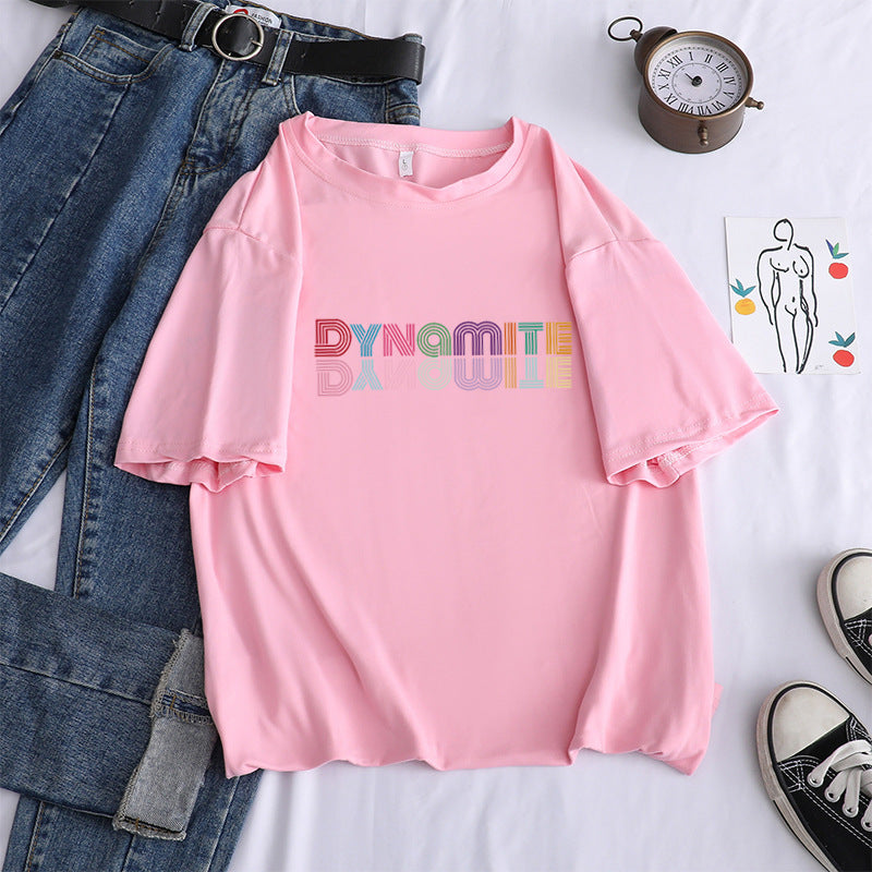 BTS Dynamite T-shirt - Cherry Bomb