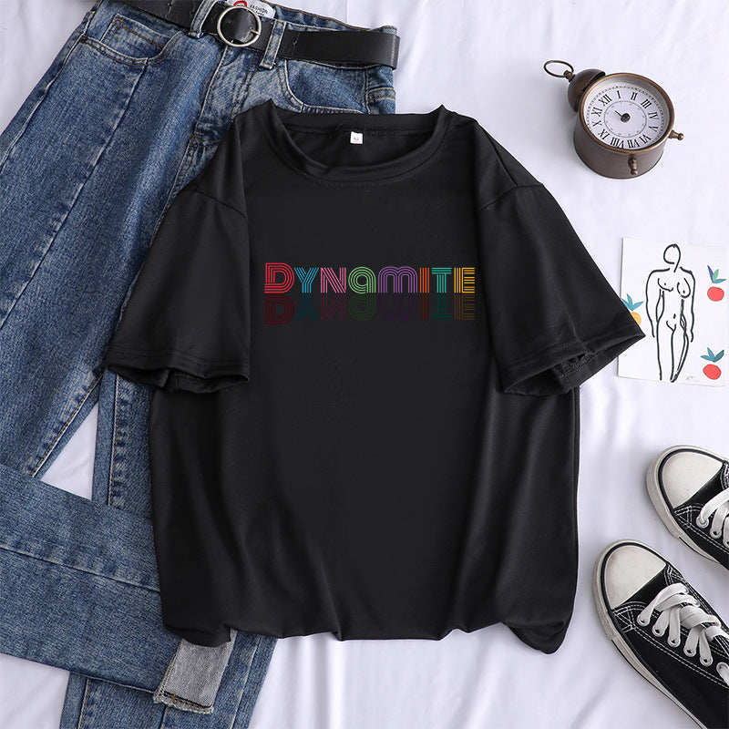 BTS Dynamite T-shirt - Cherry Bomb