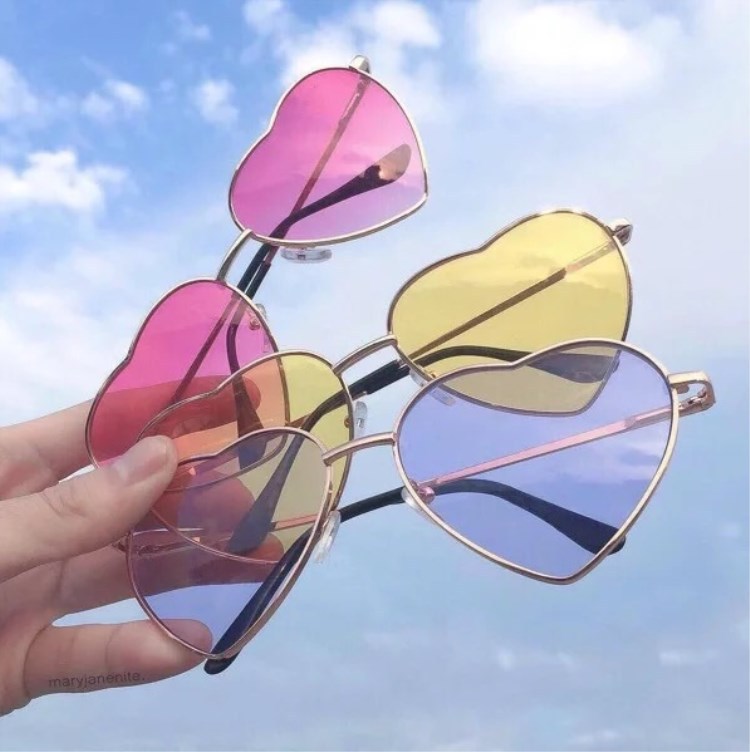 Heart Sunglasses - Cherry Bomb