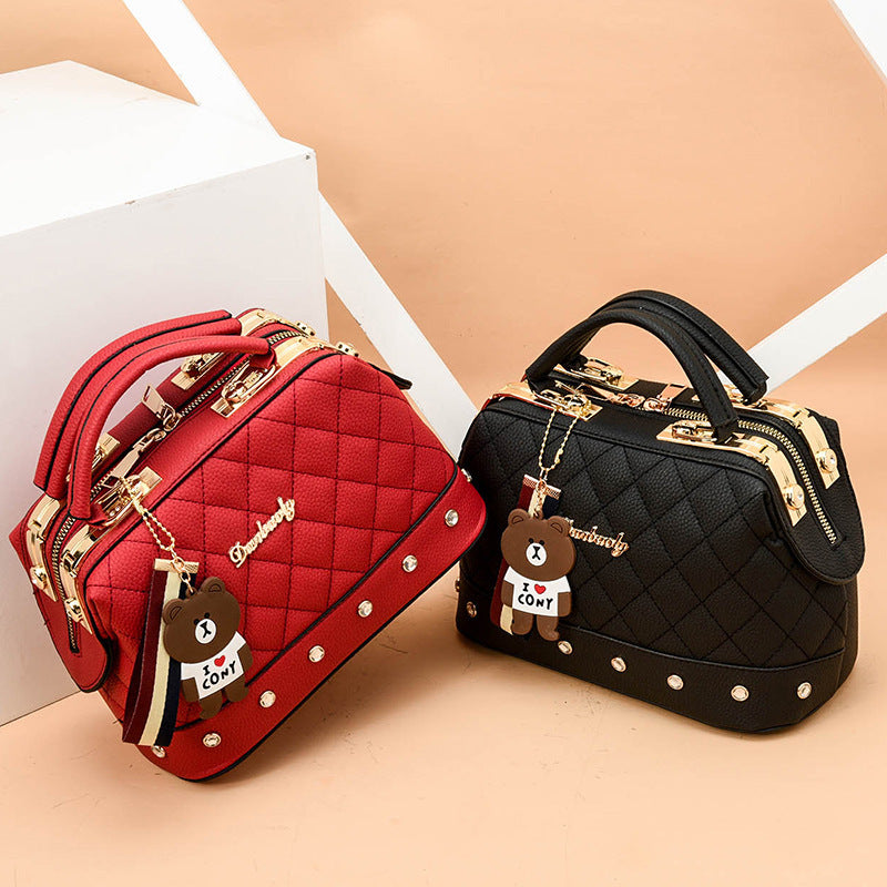 Fashion Messenger Bag - Cherry Bomb