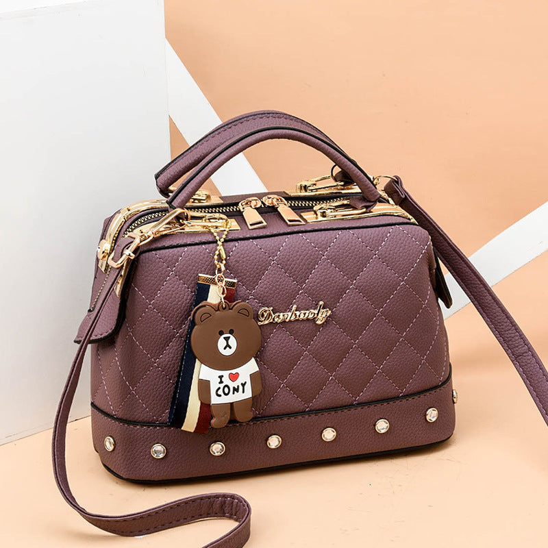 Fashion Messenger Bag - Cherry Bomb