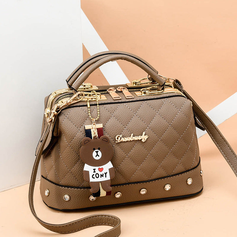 Fashion Messenger Bag - Cherry Bomb