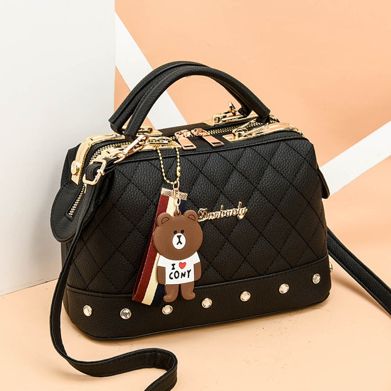 Fashion Messenger Bag - Cherry Bomb
