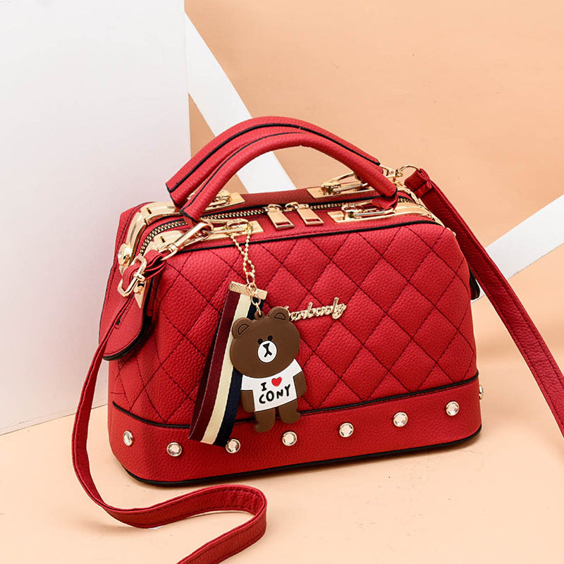 Fashion Messenger Bag - Cherry Bomb