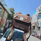 Japanese Sailor Bear Messenger Bag - Cherry Bomb