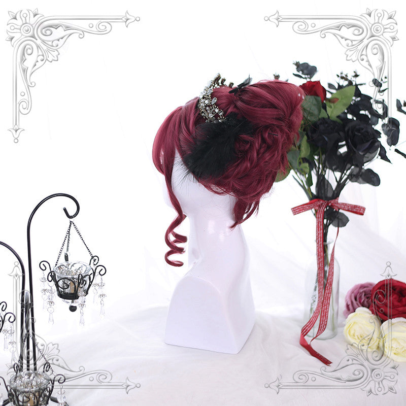 Dark Rose Soft Lolita Wig