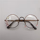 Retro Metal Round Cherry Blossom Display Glasses - Cherry Bomb