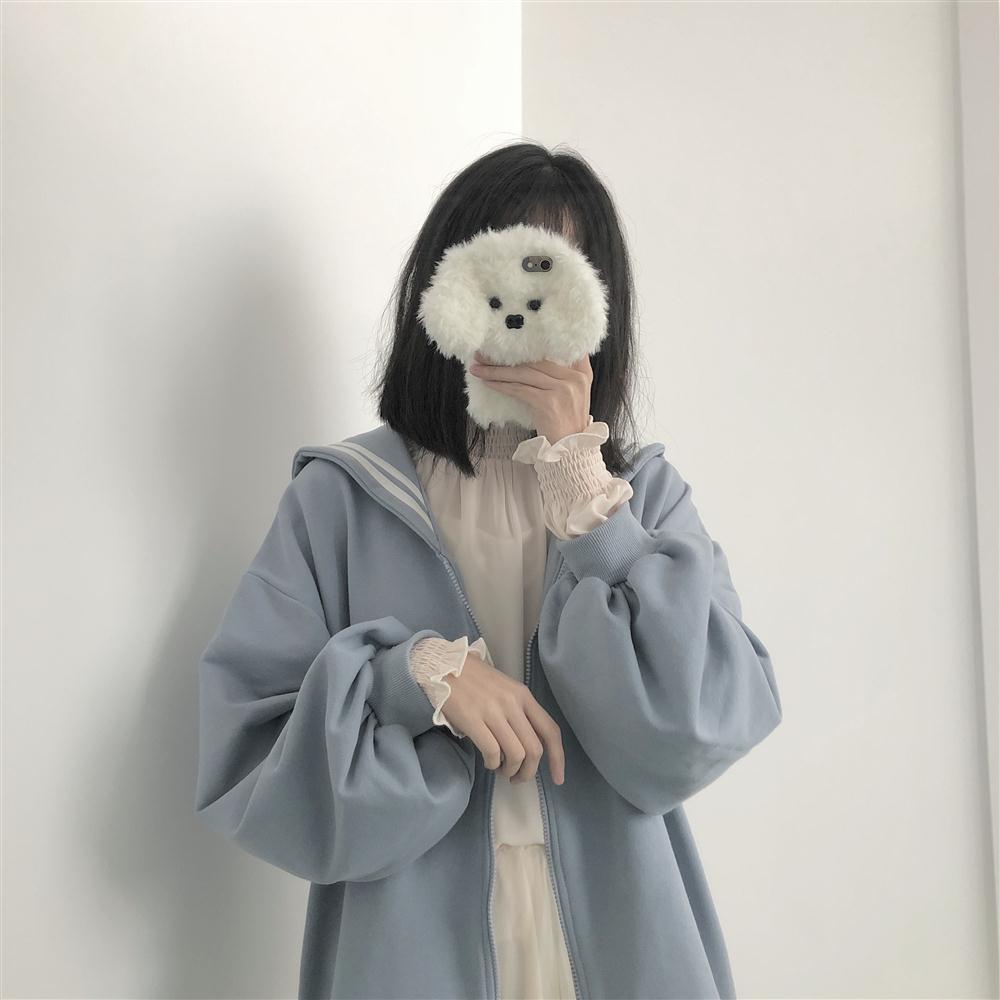 Sailor-Collar Japanese Streetwear Jacket - Cherry Bomb