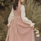 Chic Vintage Plaid Ruffles Dress