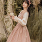 Chic Vintage Plaid Ruffles Dress