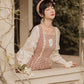 Chic Vintage Plaid Ruffles Dress
